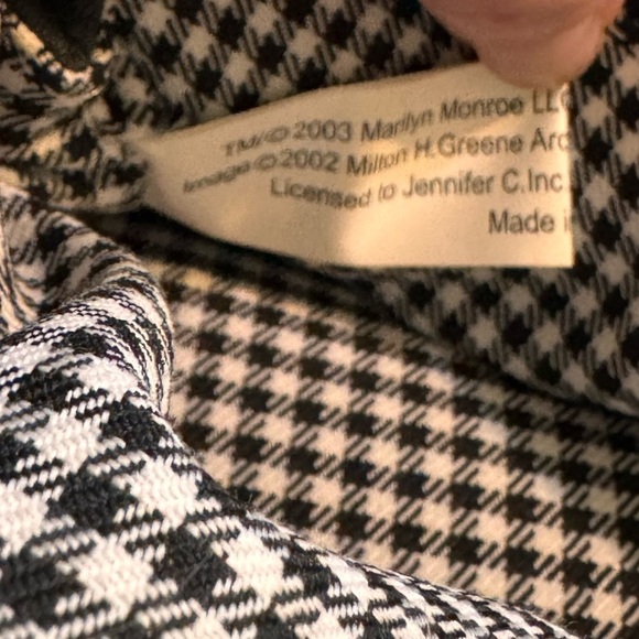 Marilyn Monroe purse,kiss lock & matching wallet, gingham interior Y2K 2002 - Picture 5 of 7